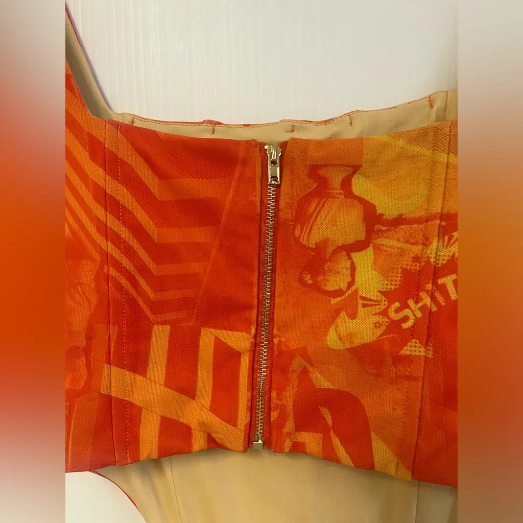 ALIN CORSET TOP‎ Edikted burnt orange - Image 13