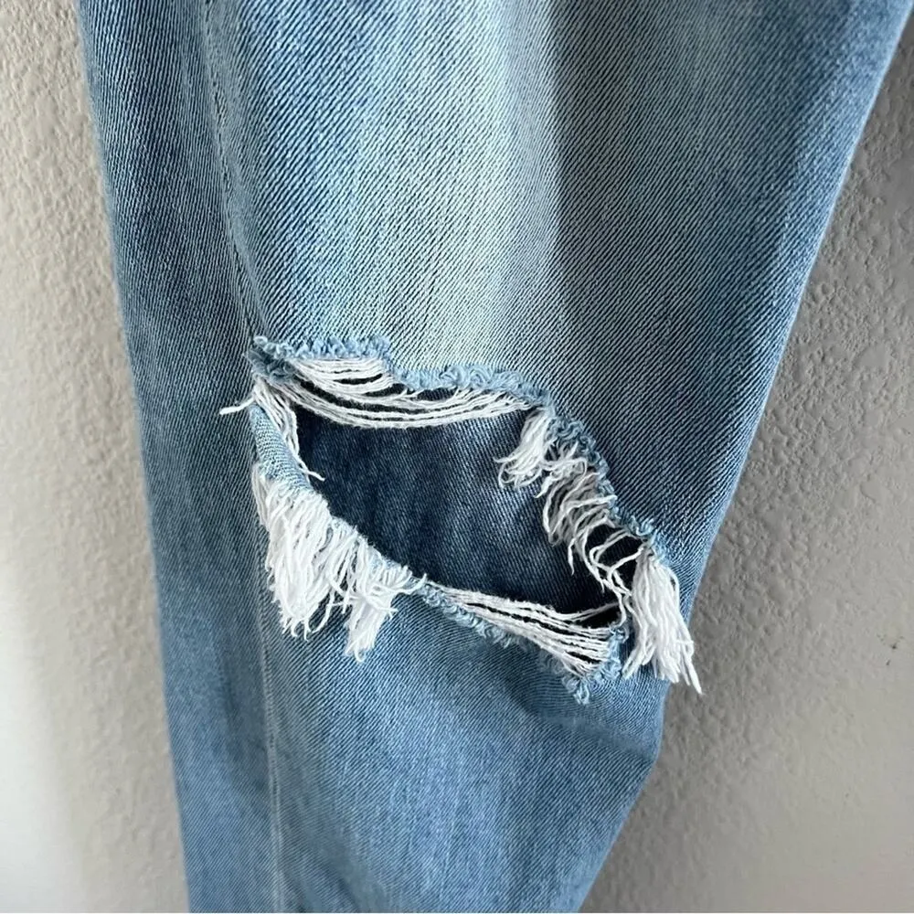 American Eagle Mom Jeans Blow Out Knees Distressed 2 - Image 4