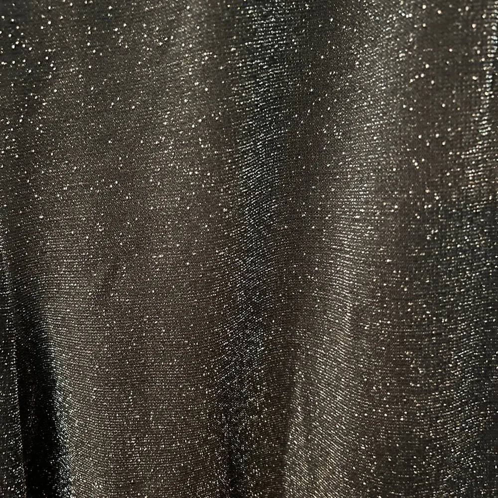 KSL Karin Stevens vintage black w/silver metallic pull on stretch pants. Sz 20. - Image 2