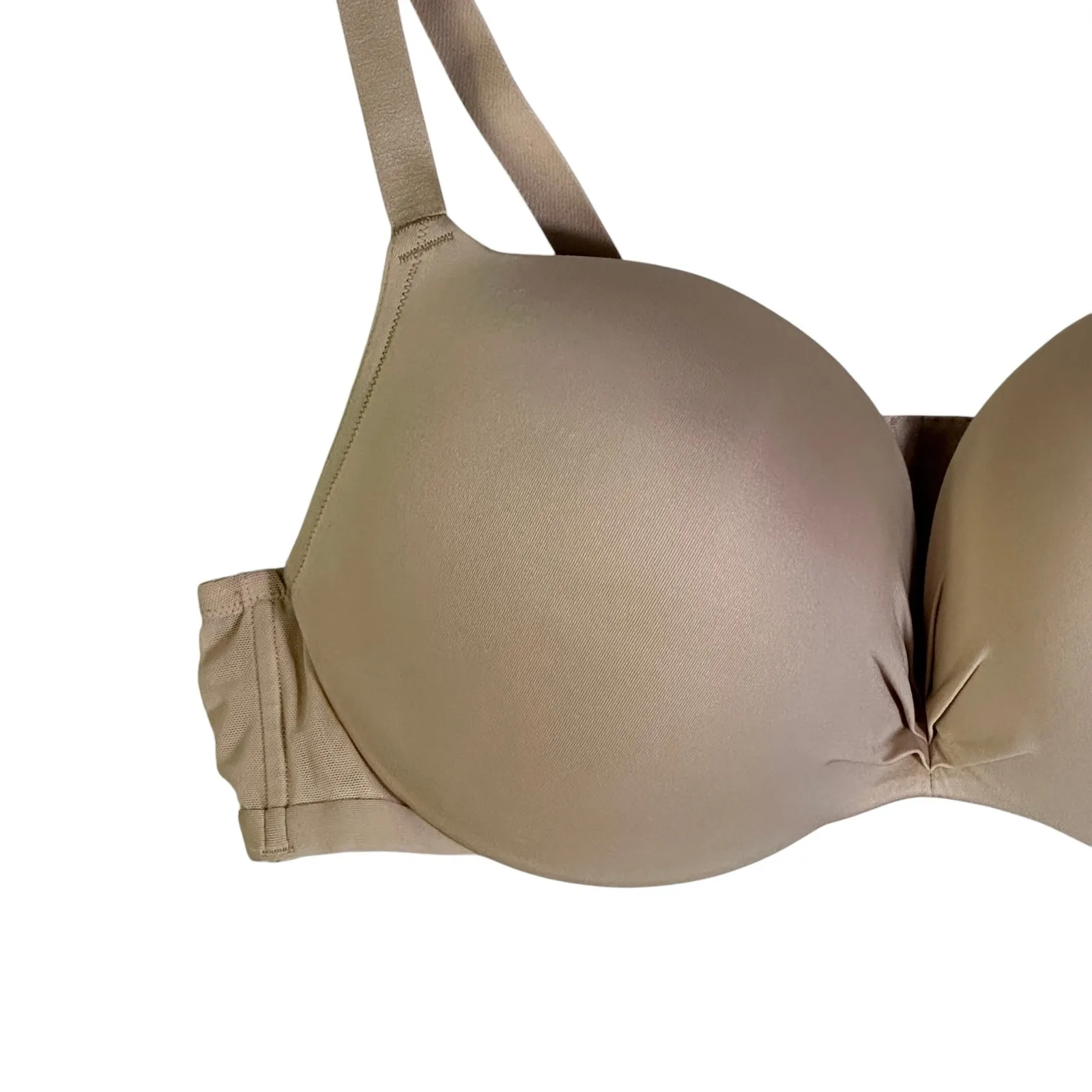 Cacique Full Coverage Bra Womens 44D Beige Underwire Adjustable Straps - Image 2