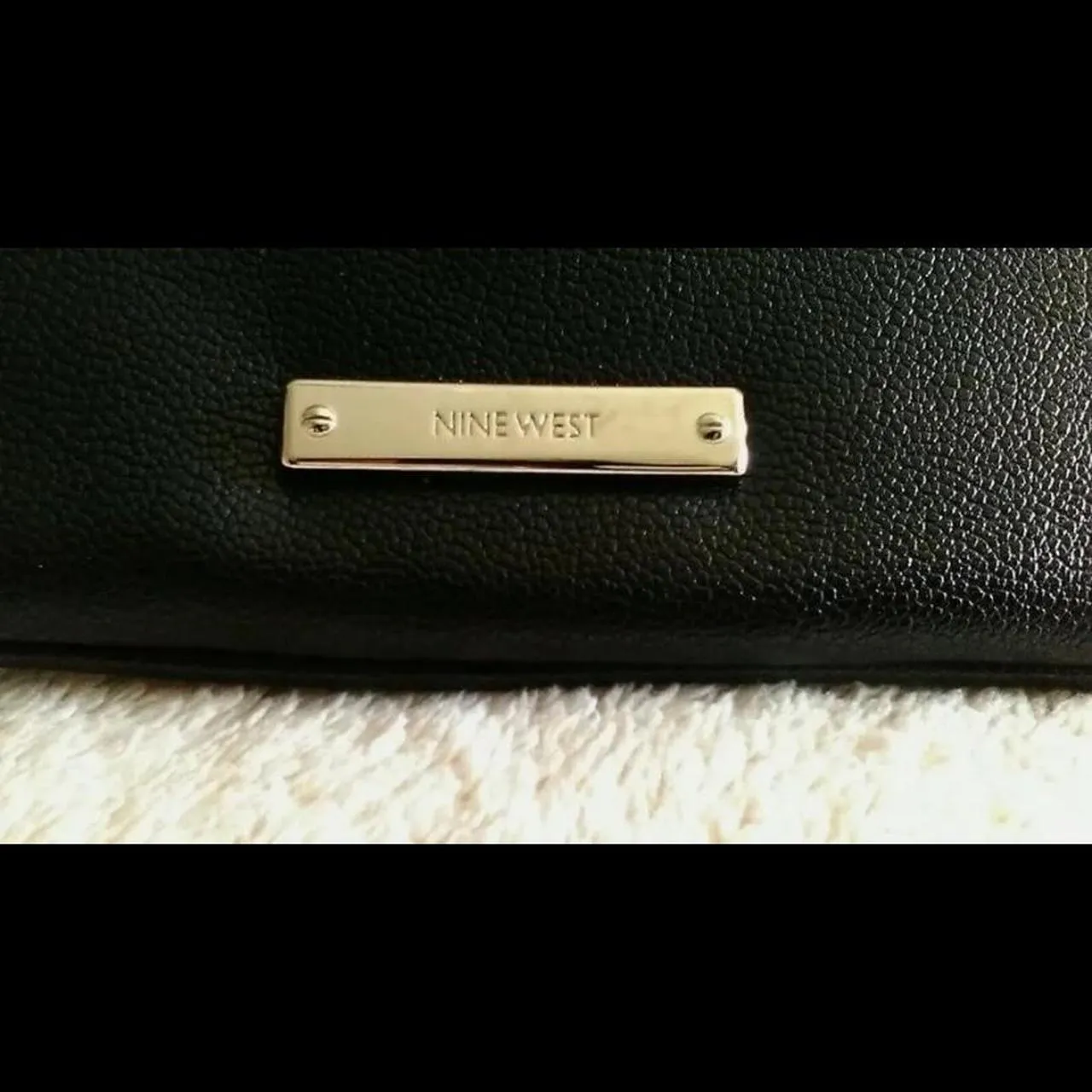 Nine West Black And White Face Wristlet - Image 4