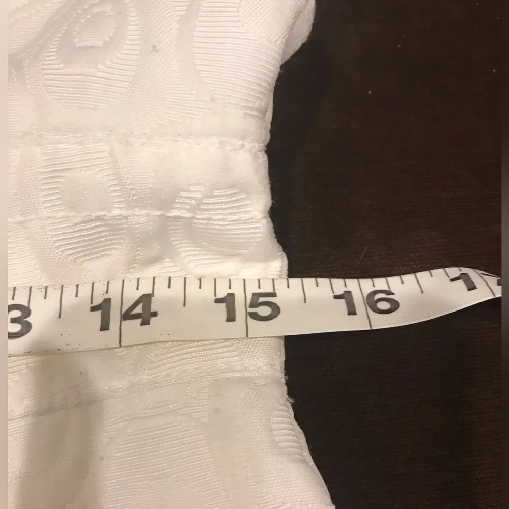 Jax White Sleeveless Lined Embroidered Fit & Flare A - Image 12