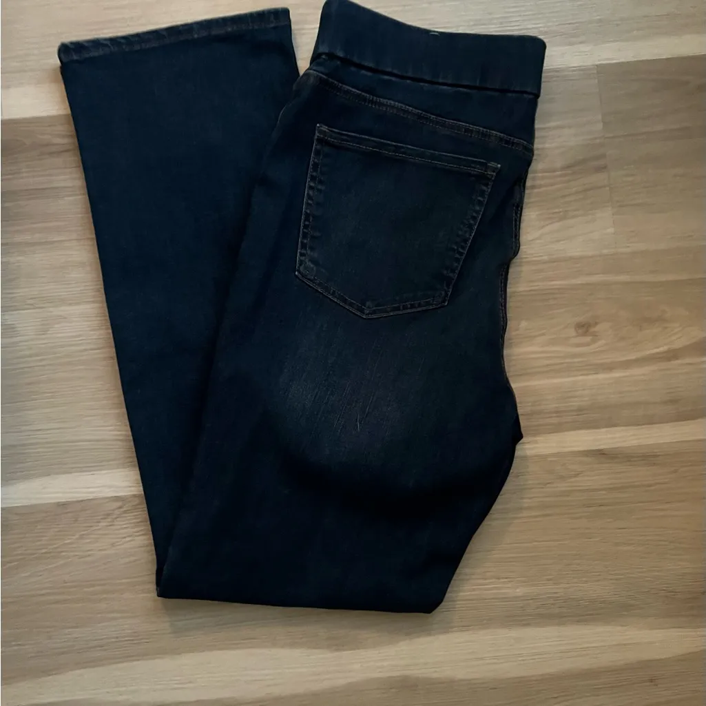 Kim Rogers Women's Deep Indigo Tummy Control Straight Leg Jeans Size 14 - Image 5