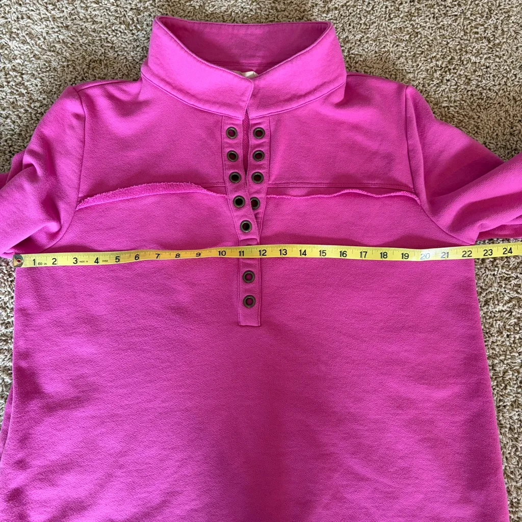 Soft Surroundings Neera French Terry Tunic Top Size XL Rose Violet S9 - Image 8