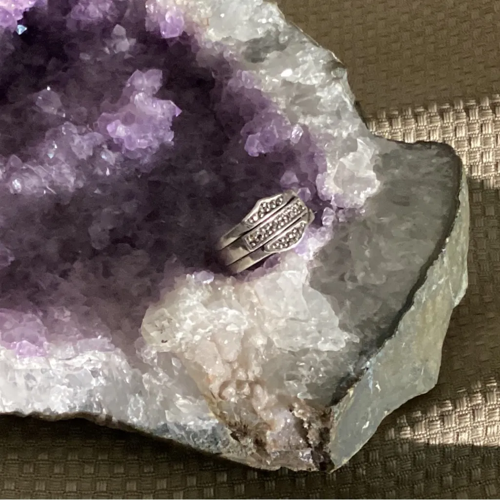 HARLEY DAVIDSON STERLING SILVER 925 BAR & SHIELD LADIES RING Sz. 7 TRADEMARK HD - Image 4