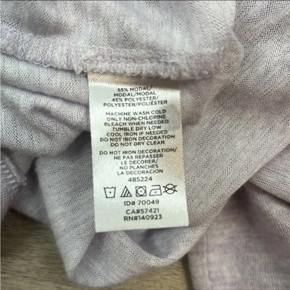 Loft Light Purple Long Sleeve Top Size Small - Image 6