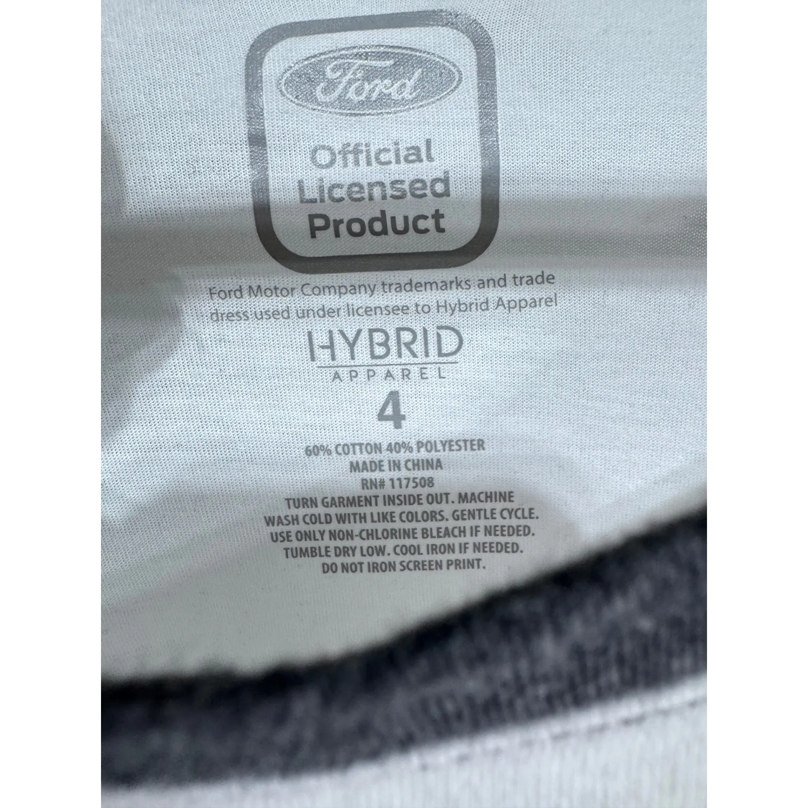 Torrid Ford Mustang Desert Classic Raglan Graphic Tee Women's 4X White Gray New - Image 5