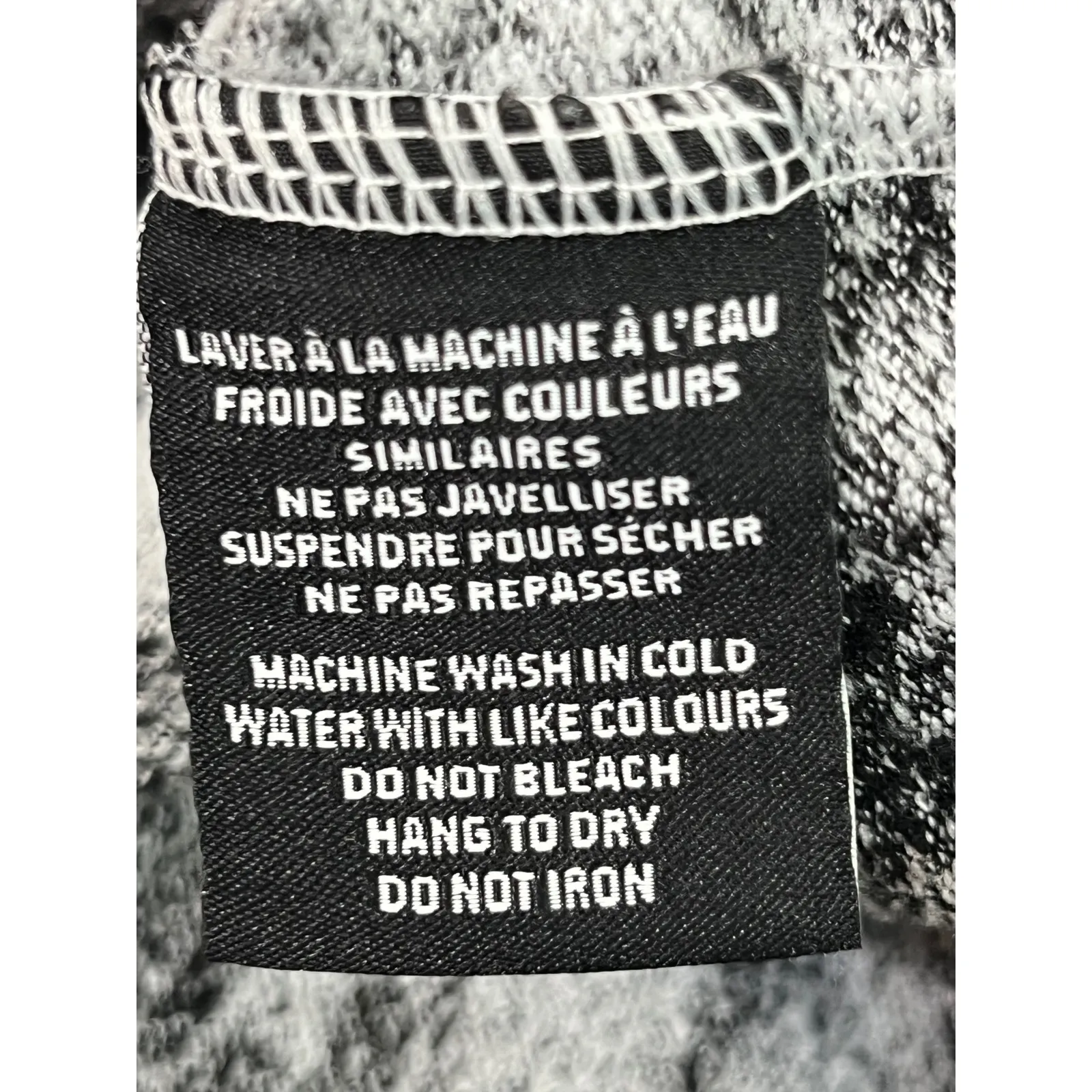 KYODAN OUTDOOR Women's Leaf Print Pullover Sweater 1/4 Zip Nature Black White LG - Image 10