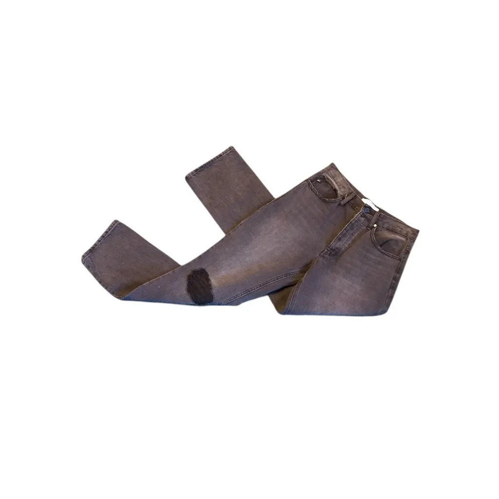 KanCan Black Distressed Straight Leg Jean Size 26 - Image 2