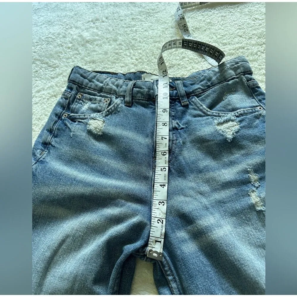 Mango Denim Flare‎ Jeans Size 2 Blue - Image 3