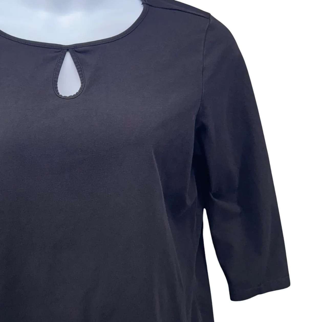 Eddie Bauer Womens Blouse Size XL Capsule Simple Minimalist Basic Timeless‎ - Image 4