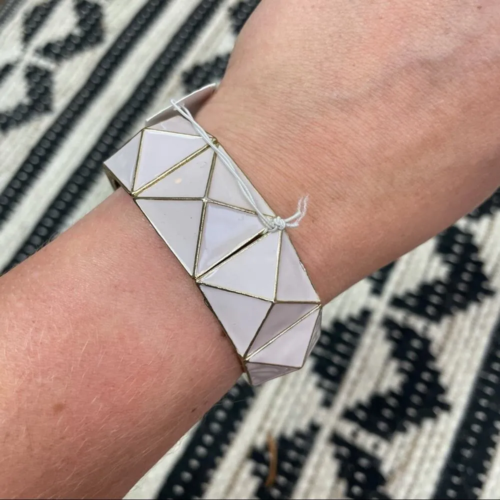 BNWT! CHARMING CHARLIE Lilac Rhinestone Bracelet - Image 5