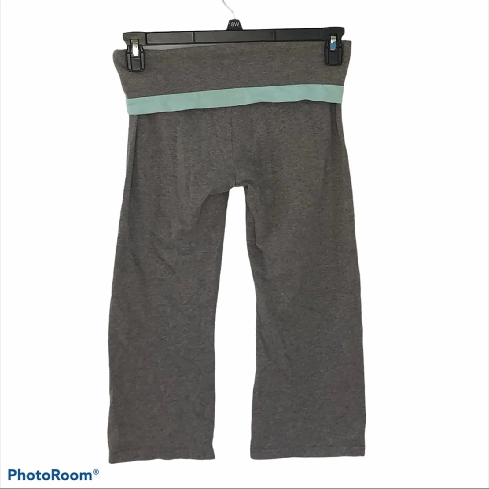 Aerie Yoga Capri Pants Small Wide Leg Cropped Roll-Down Waist Lounge - Image 8