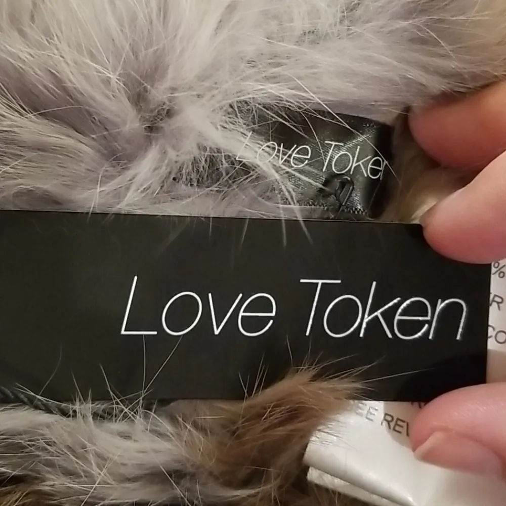 💕LOVE TOKEN💕 Real Rabbit Fur Infinity Scarf - Image 7