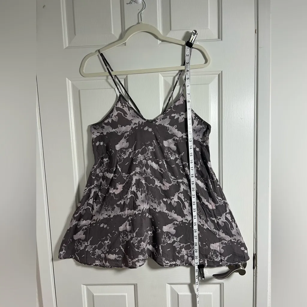 Don't Ask Why One Size Gray‎ Splatter Strapy Tank Top Black - Image 3