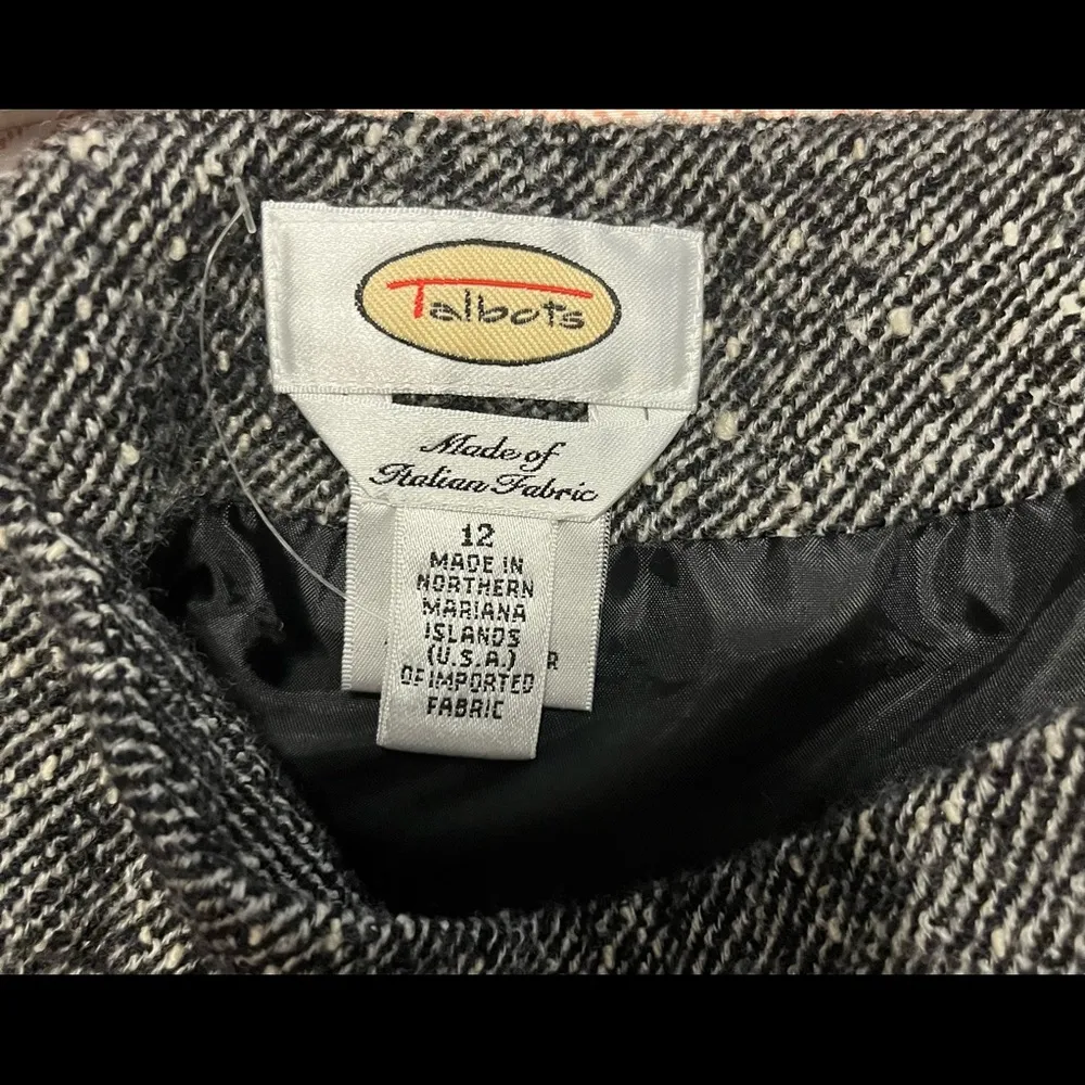 Talbots vintage black wool skirt size 12 - Image 4