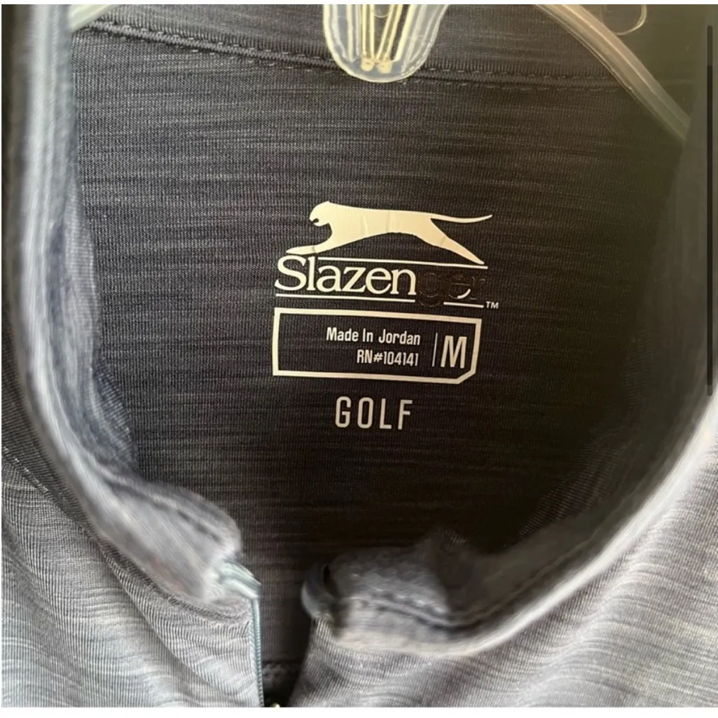 Slazenger UV 1/4 Zip Long Sleeve Golf Top with Mesh Underarm Sleeves Medium - Image 3
