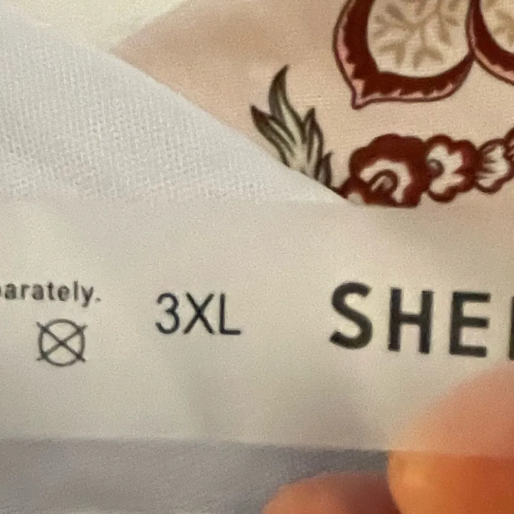 Shein Floral Ruched Ruffle Bikini Top 3XL - Image 5