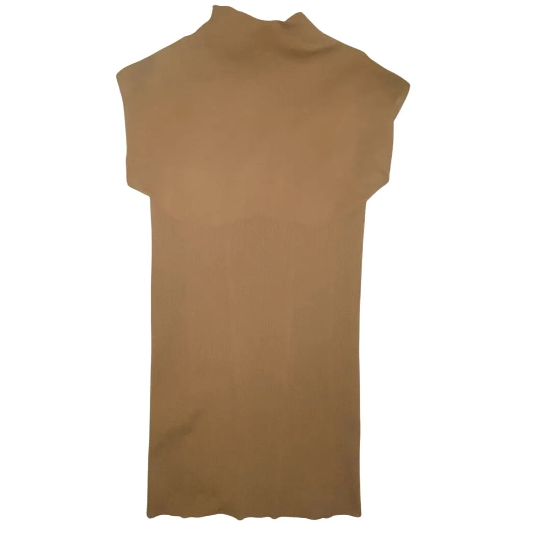 Womens Anthropologie Mock Neck Mini Sweater Dress Size Medium - Image 4