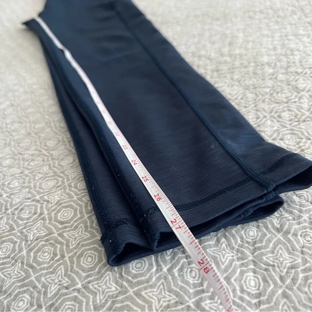 SWEATY BETTY Super Sculpt Full Length Leggings Navy Blue Pocket Size L - Image 10