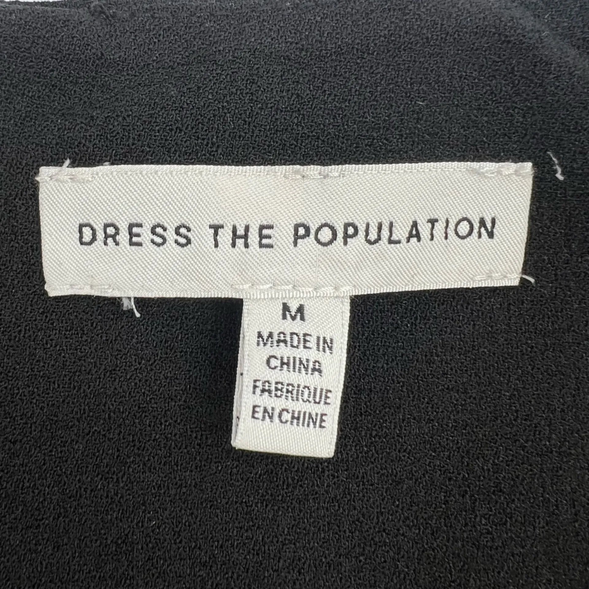 Dress the Population Elle sweetheart dress black sz M - Image 6