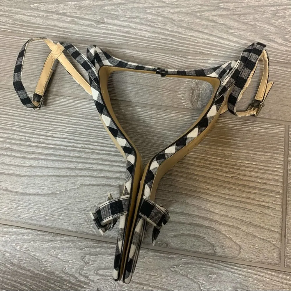 Sole Society Avrilie gingham knot strappy heels - Image 7