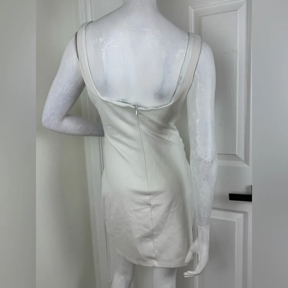 H:OURS Ivory Ralph Bodycon Dress sz Large Cream  Cocktail Womens. A19 - Image 10