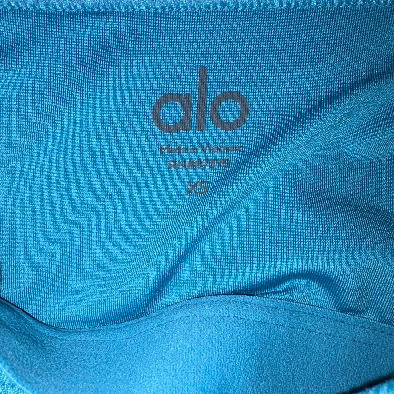 ALO Yoga Blue Ribbed Athletic Tank Top - Image 6