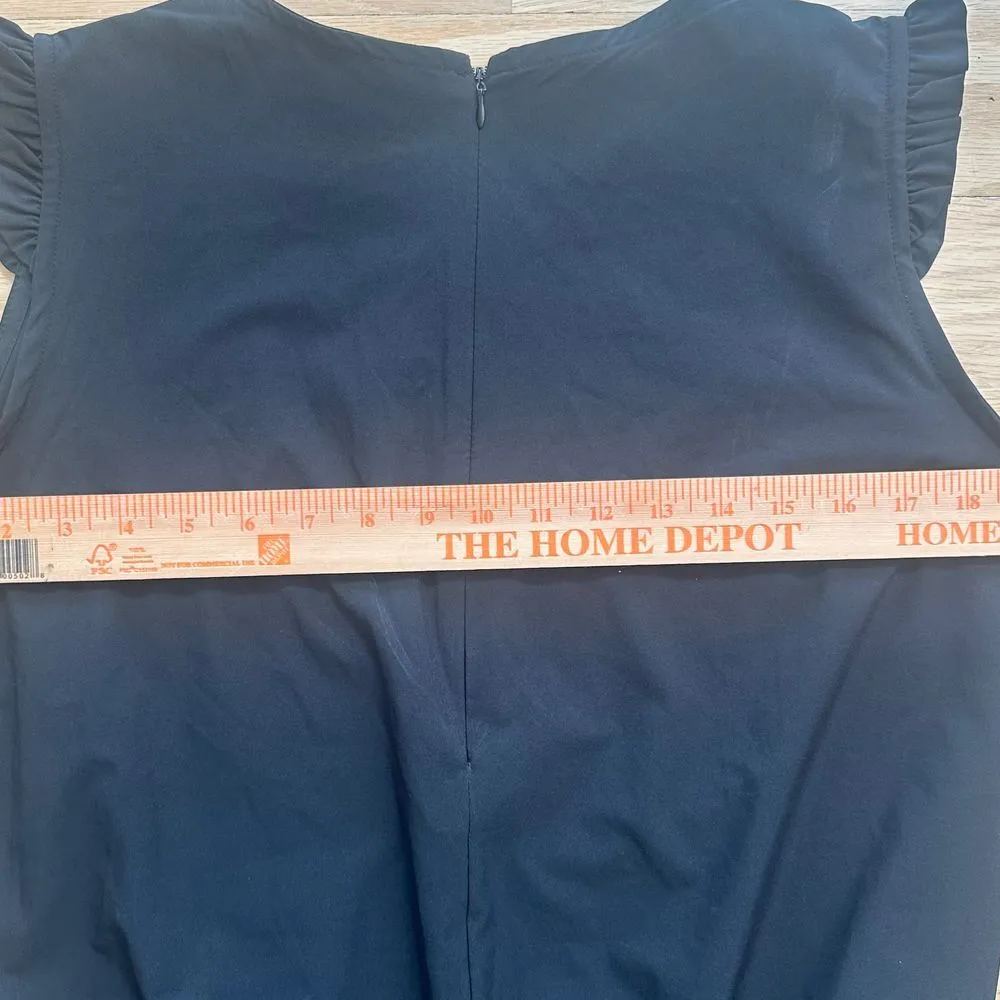 Albion Black Sleeveless Romper Playsuit Medium Casual Jumpsuit‎ - Image 8