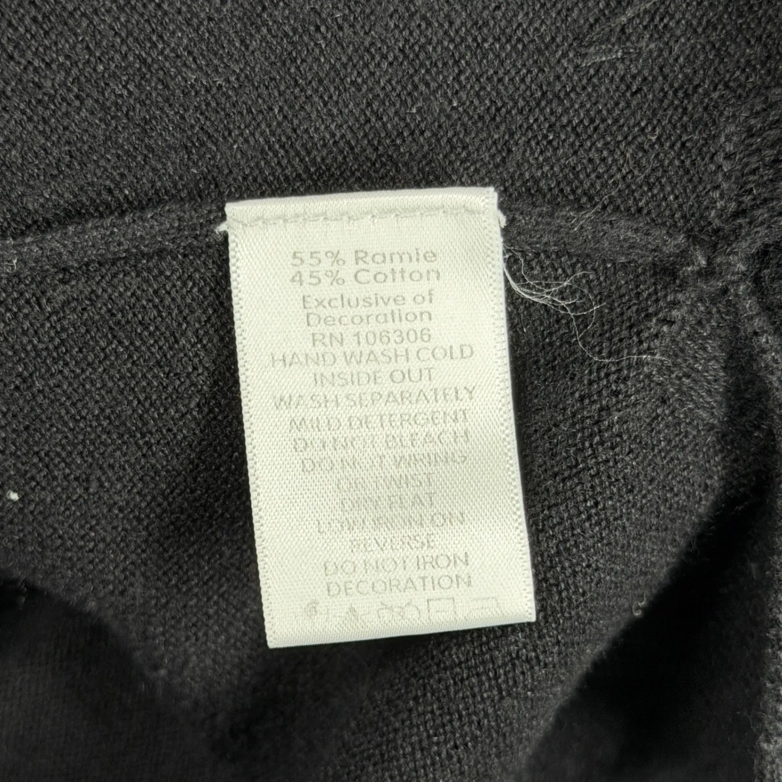 Quacker Factory Christmas Sweater XS Sequin Tree Black Holiday Party Sparkle - Image 6