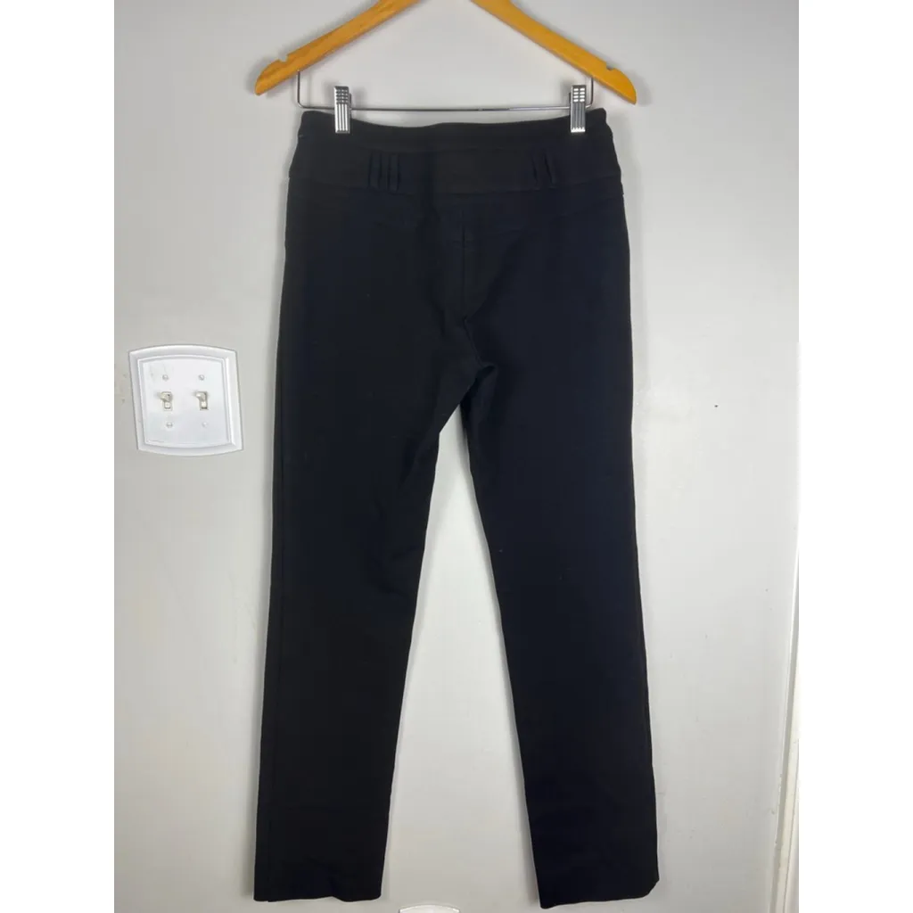 DVF Black Tailored Dress Pants Women Size 6 Stretch Work Slacks - Image 5