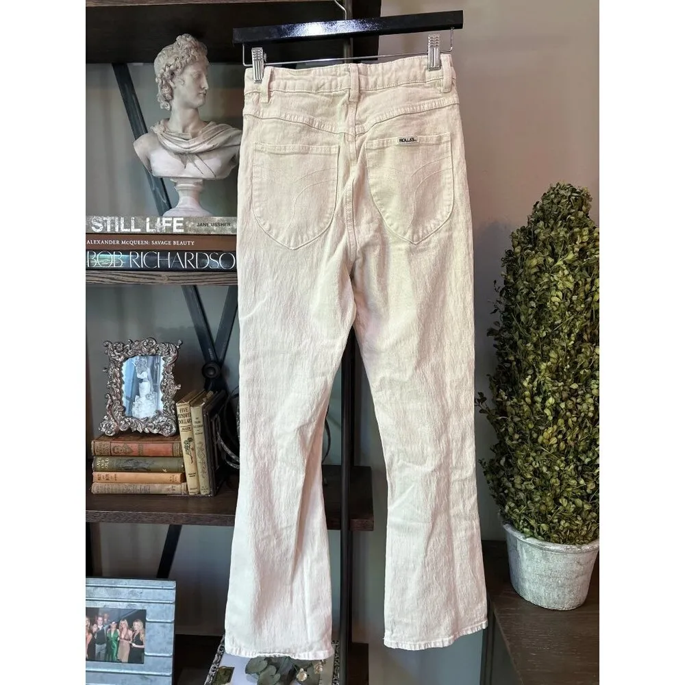 Rolla's Dusters Bootcut Crop Worn Salt Womens Size 26 - Image 8