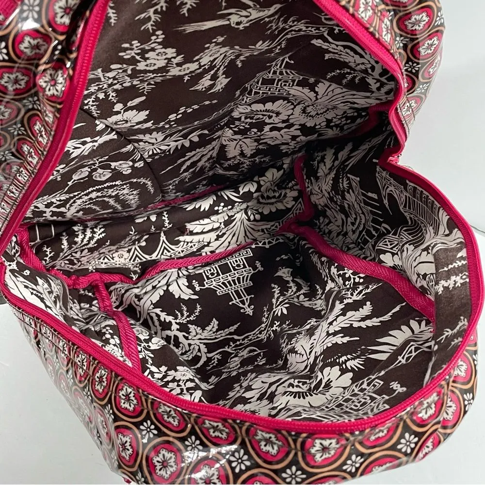 Vera Bradley Frill‎ Floral Vinyl Full Size Backpack - Image 6