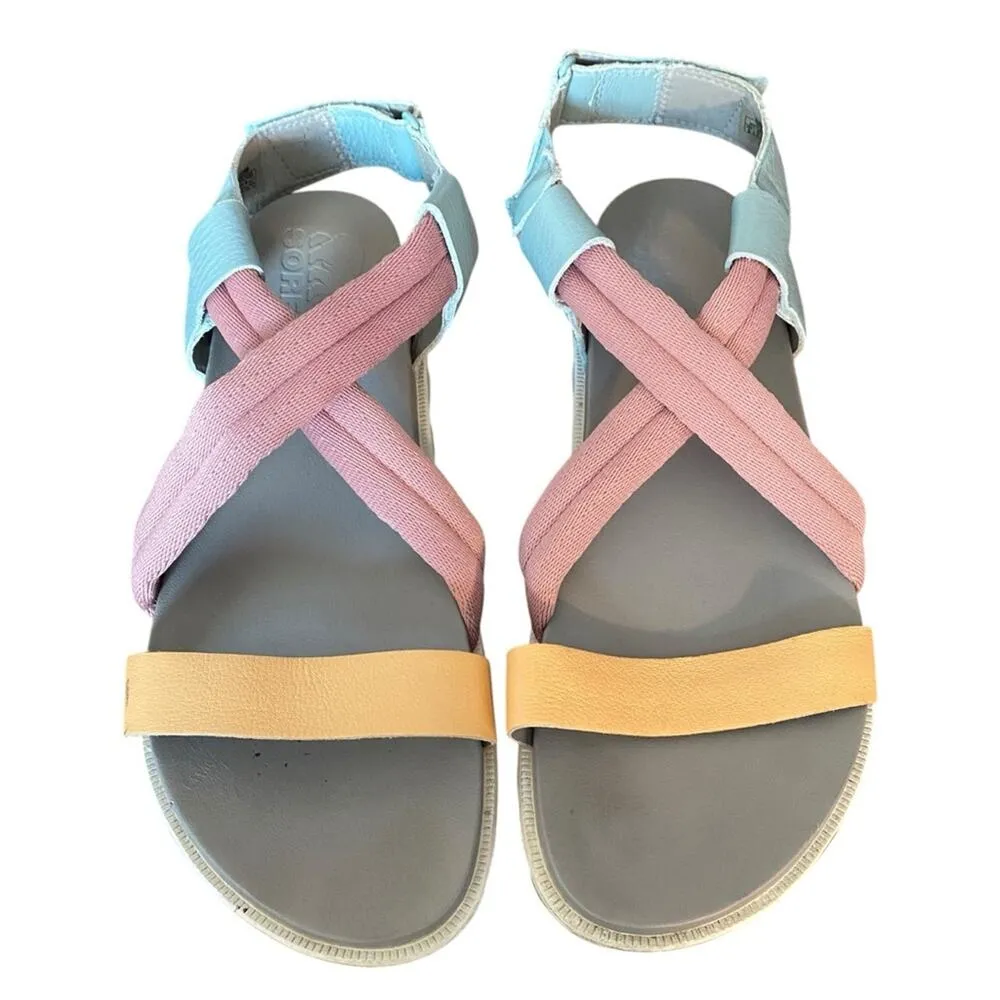 Sorel Roaming Decon Sandals Crushed Blue Chrome Gray size 9 - Image 2