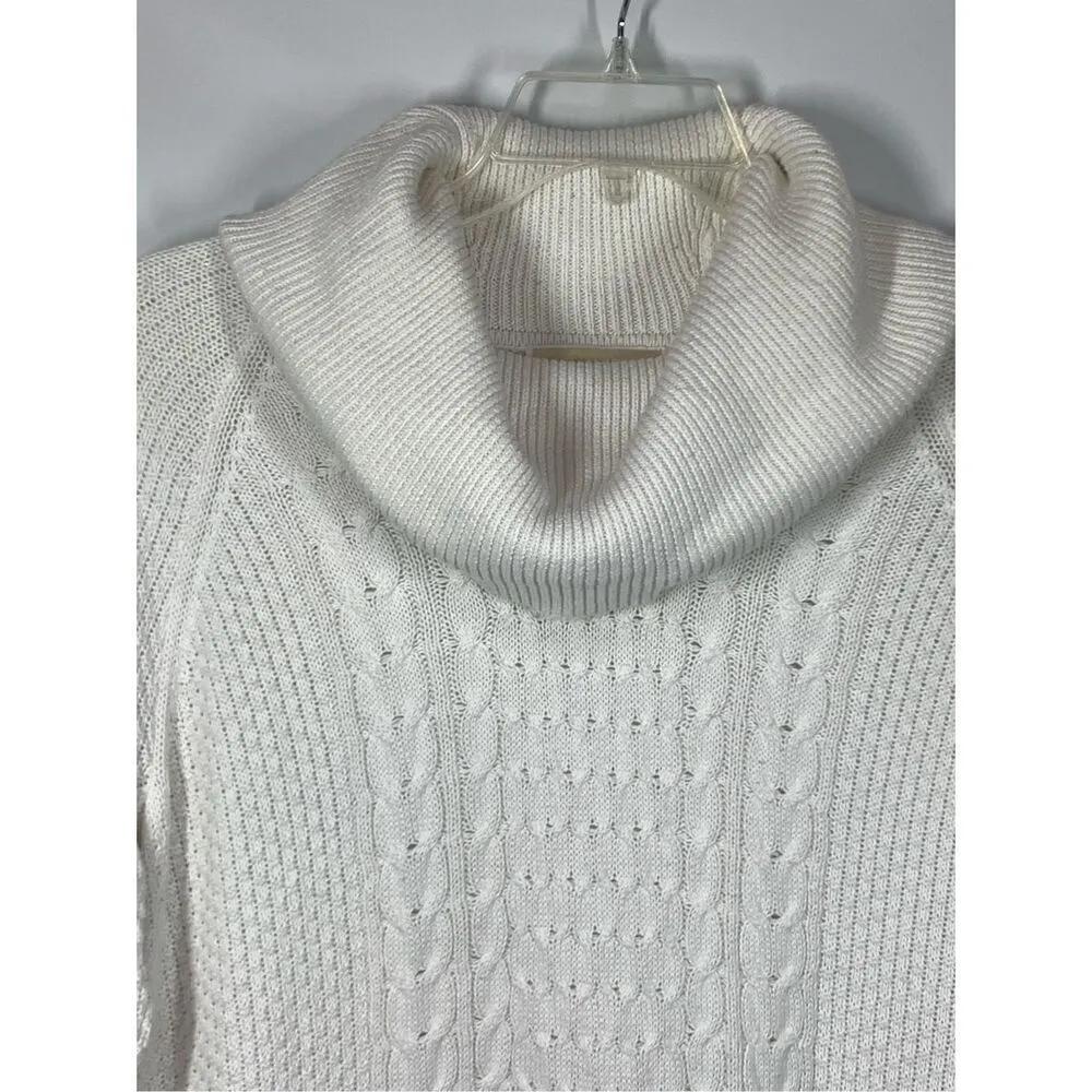 001 Michael Kors heavy cowl neck sweater size large - Image 2