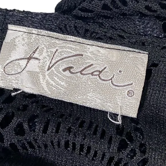 J VALDI crochet v-neck swim cover-up dress top size‎ S - Image 4