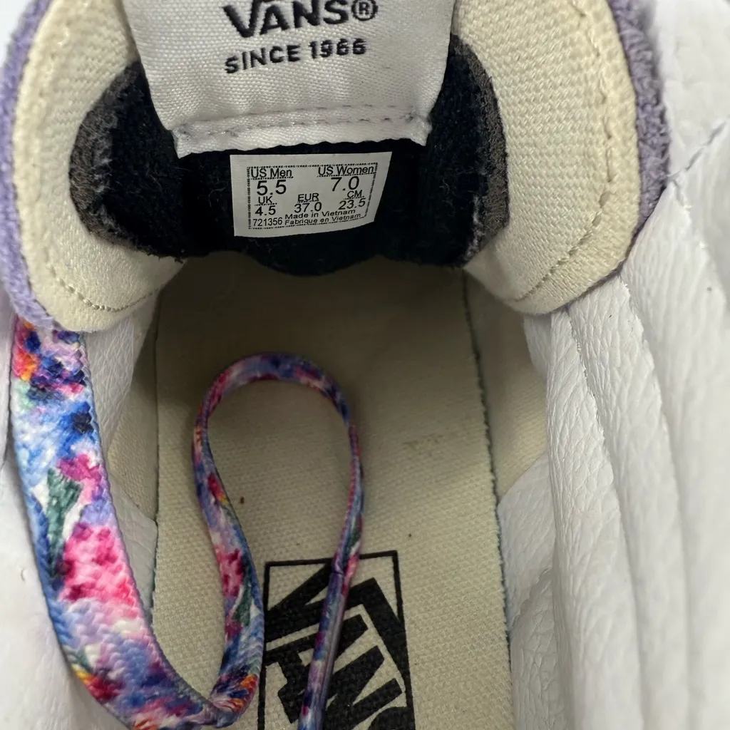 VANS Sk8 Sneakers Shoes Old Skool Languid Lavender Size Men’s 5.5 Women 7 Hi Top - Image 8