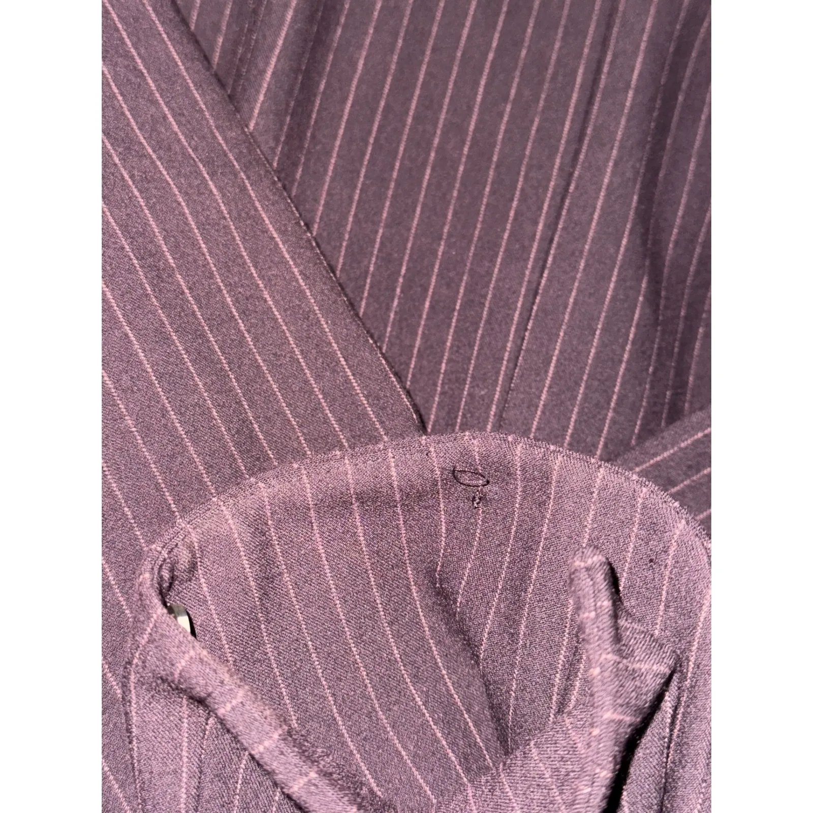 Phoebe Pinstripe Blazer Jacket Women 4 Three Button Fitted Career Academia - Image 13