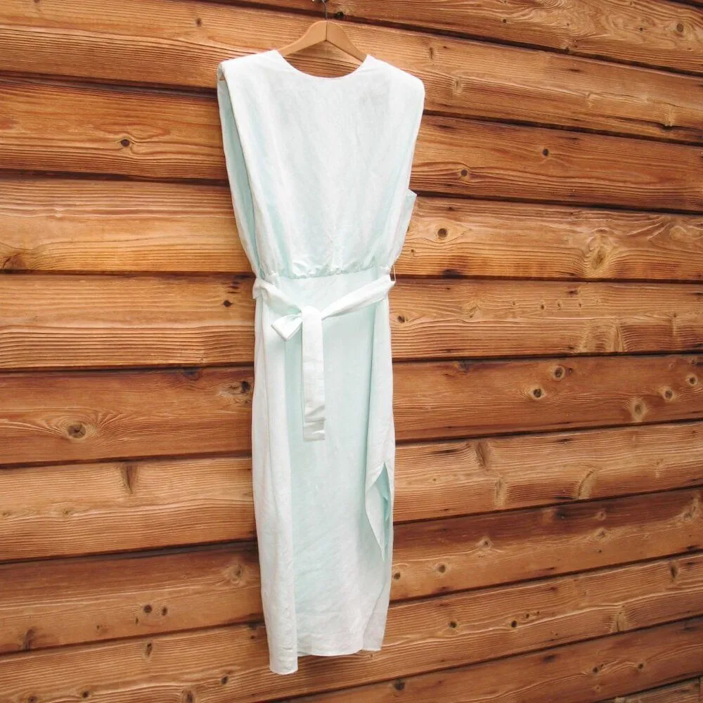 Amanda Uprichard Isaiah Linen Blend Dress - Image 5