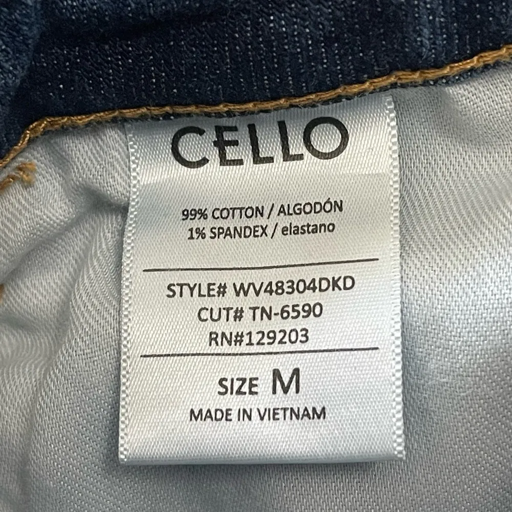 Cello Blue Distressed Jean Cut Off Shorts - Image 4