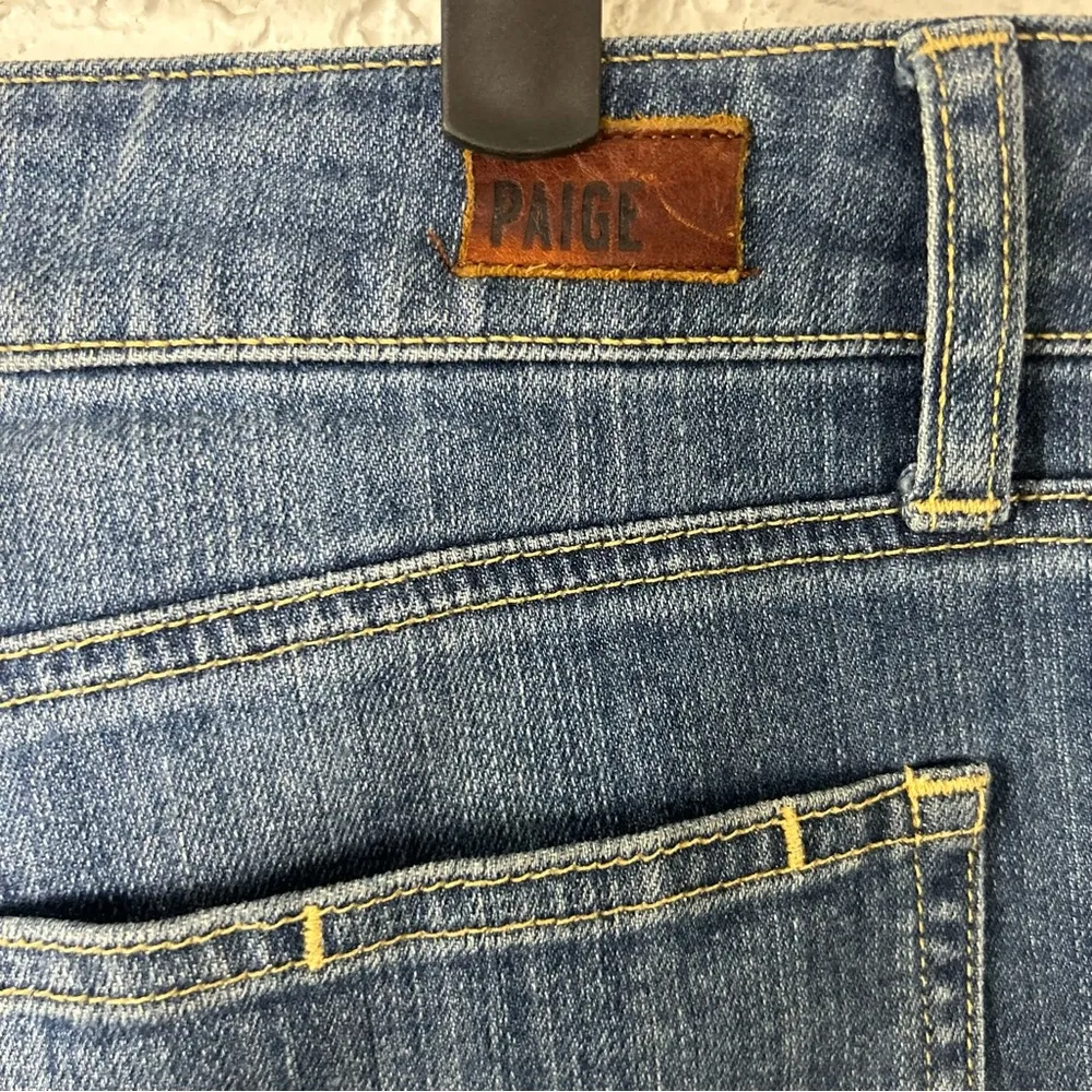 Paige | Jimmy Jimmy Distressed Denim Cuffed Hem Shorts Size 27 - Image 7