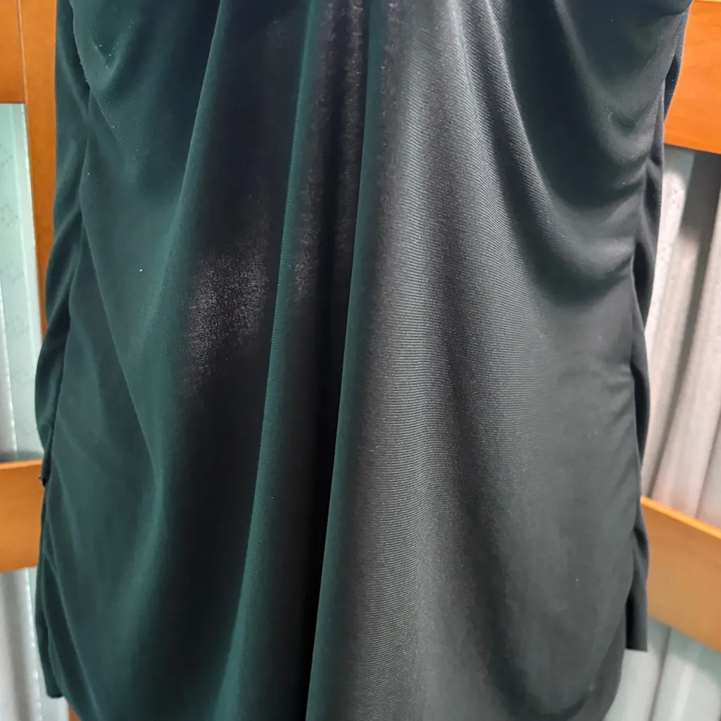 Aqua Green Elegant Black Women's Swim top - Image 9