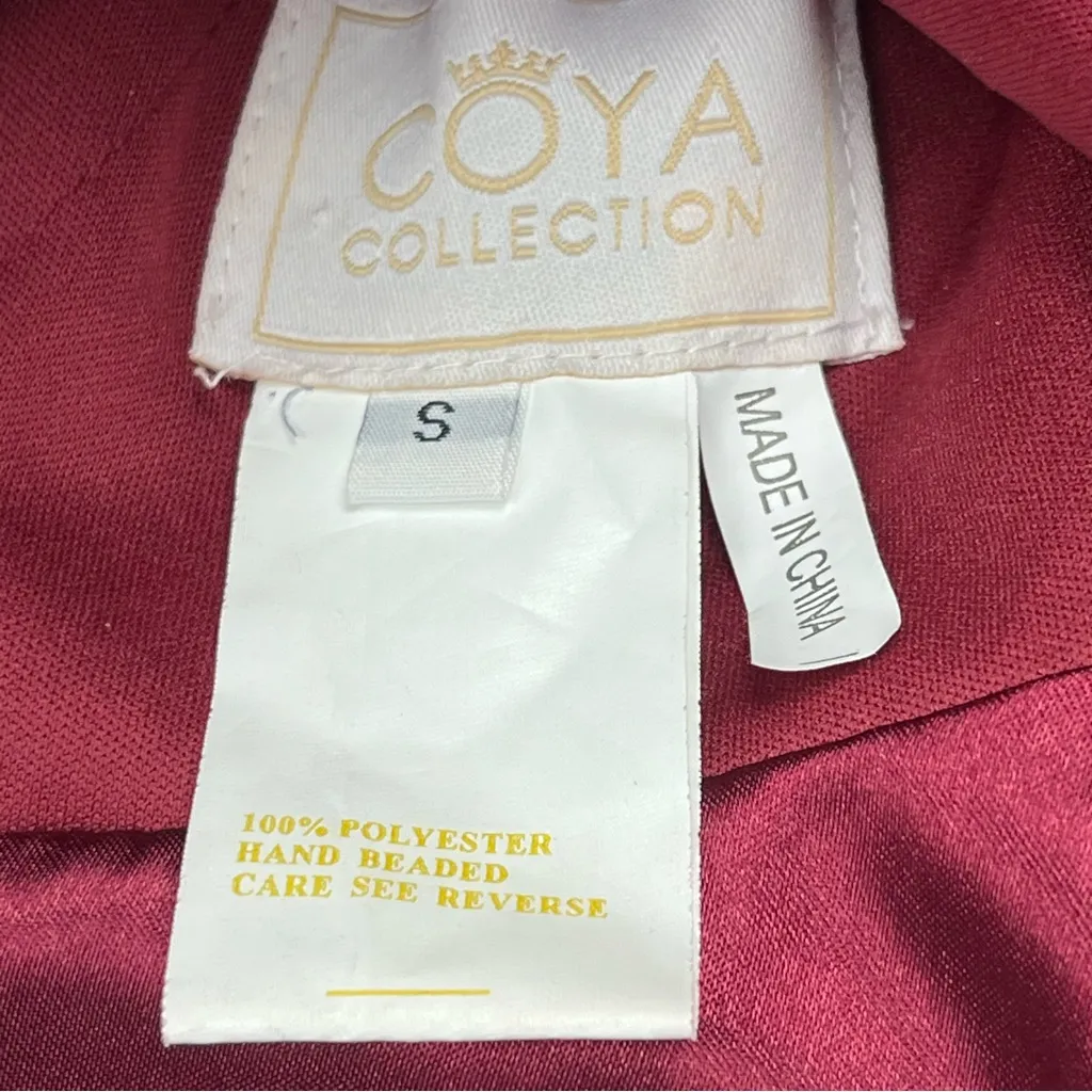 Coya Collection Burgundy Fairy Grunge Mini Dress Womens Size Small NEW‎ *FLAW - Image 2