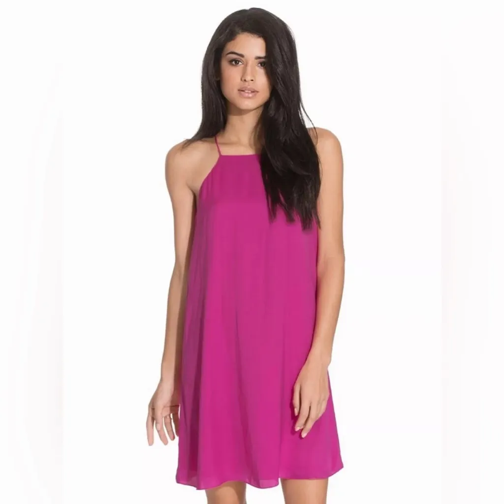 POLO RALPH hot pink dayana slip dress size 6.                          order(55) - Image 3
