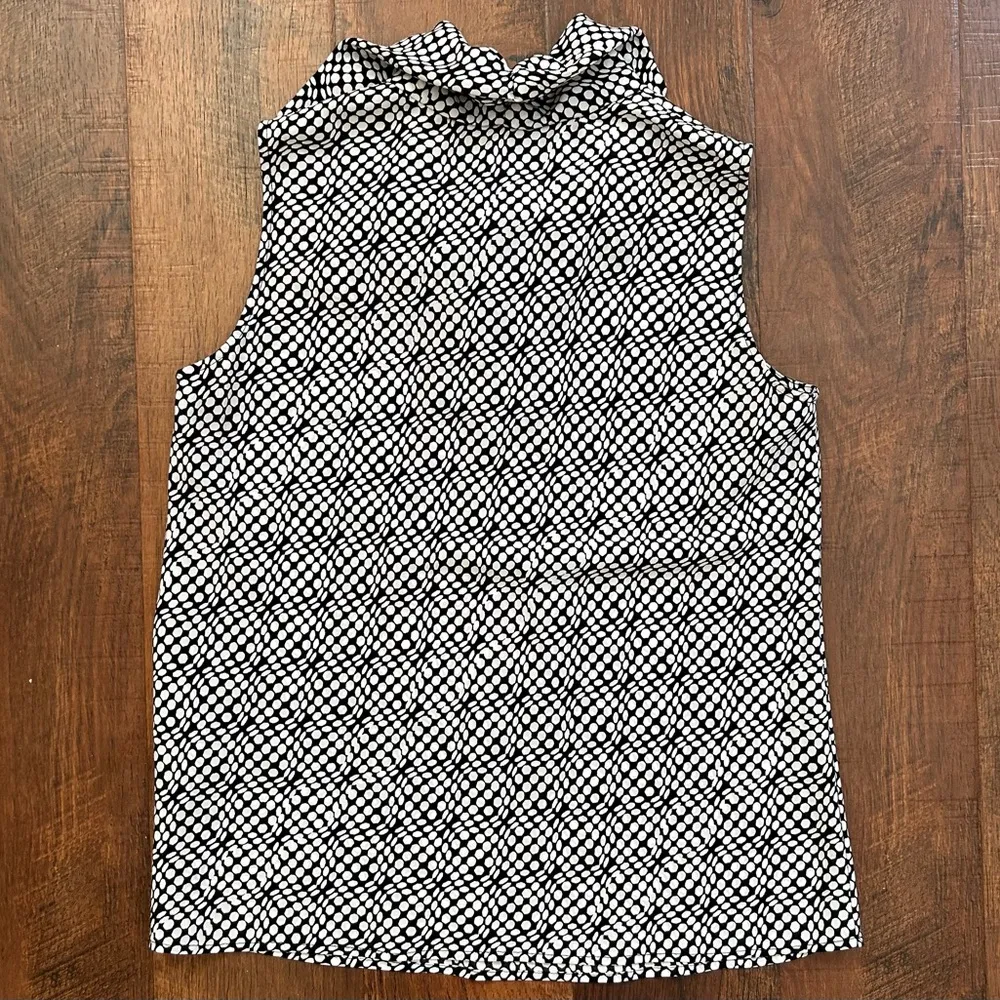 EVAN PICONE Black Label versatile neck tie sleeveless top, size L - Image 7