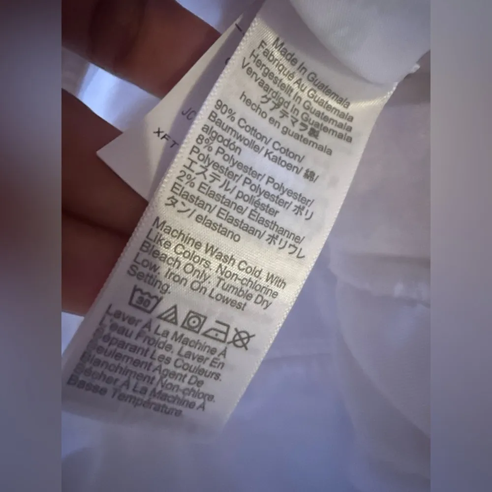 J. Crew Factory Flare Crop White Jean in Signature Stretch Sz 29  Summer - Image 15