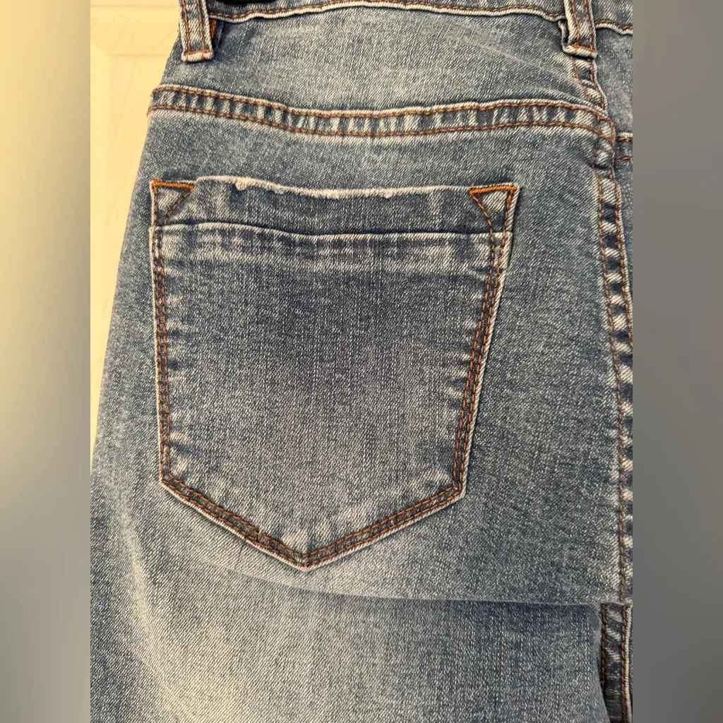 Black Pearl Denim Los Angeles Tabanan Women’s Blue Frayed Cotton Jeans Size 3 - Image 11