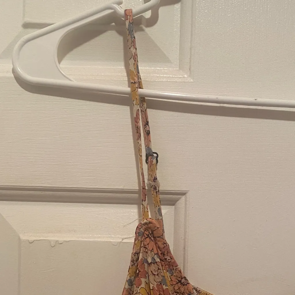 Mimi Chica Floral Button-Front Midi Dress - Image 4