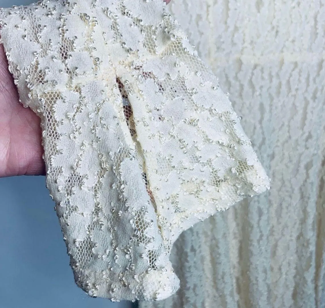 NWOT Teen Witch Ivory Lace Mini Dress - Image 8