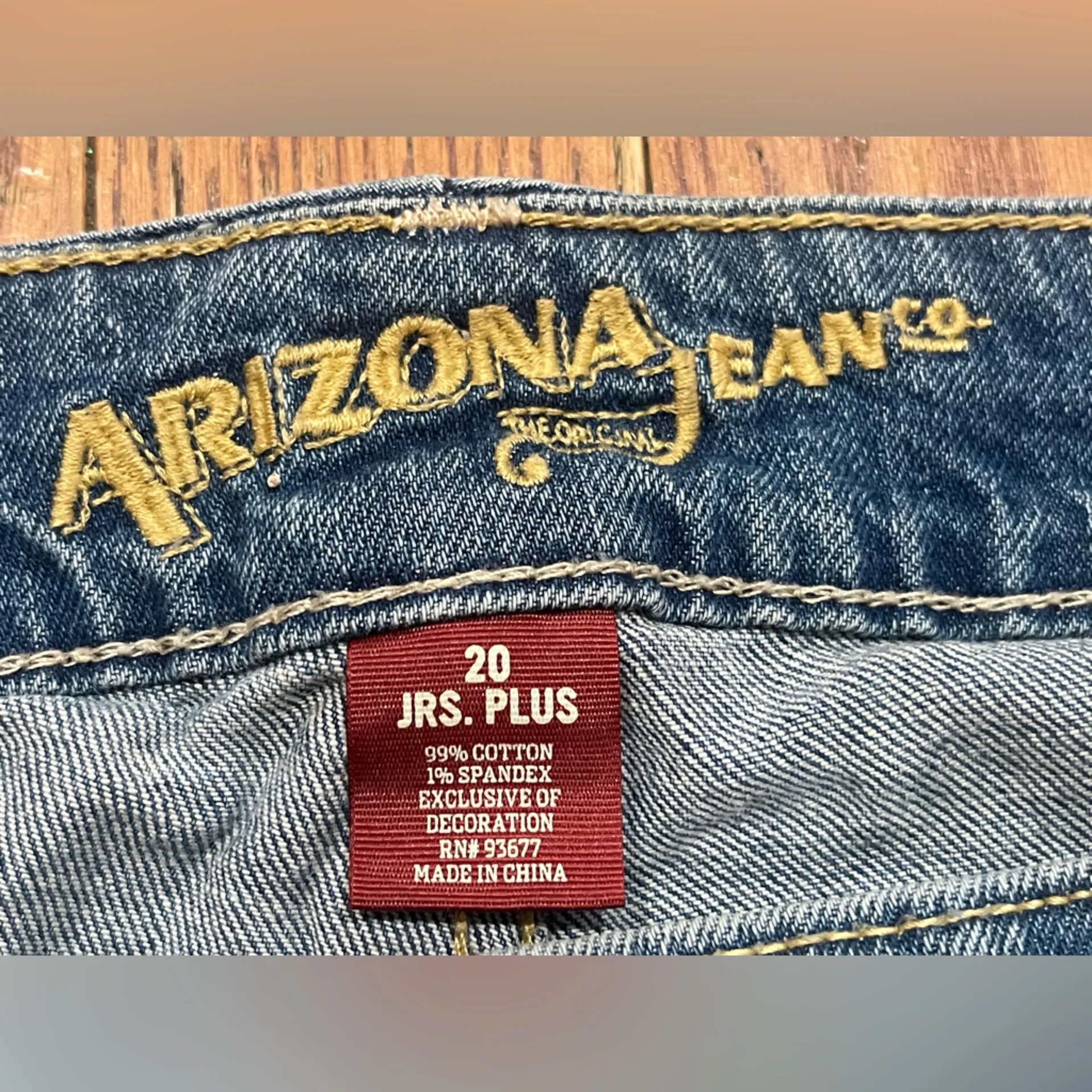 Arizona Jean Company Blue Denim Jeans - Image 10